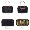 Polyester Baby Diaper Hospital Tote Duffel bag black