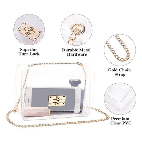 Clear Purse Gift For Women Clear Crossbody Bag Cute