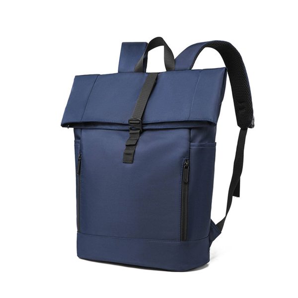 Business and leisure bag roll-top cover backpack