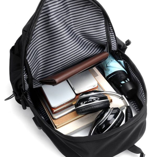 Backpack Men's Business Bag With USB Charging Port