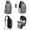 Oxford Men Sling Backpack Anti Theft Crossbody Shoulder Bag