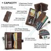 Genuine Leather Anti-theft Ultra Slim Thin Women Wallet