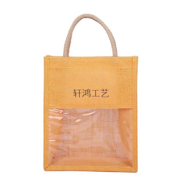 Large Capacity Jute Tote Bag