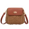 Jute Versatile cross-body straw bag