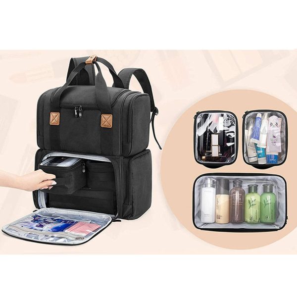 Large Capacity Makeup Train Bag Set
