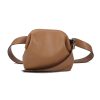 Genuine Leather one-shoulder mini handle cross-body bag