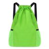 Nylon Large Drawstring Backpack Sports Bag