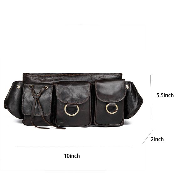 Leather Waterproof Fanny Bag