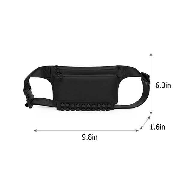 Nylon punk Fanny Pack