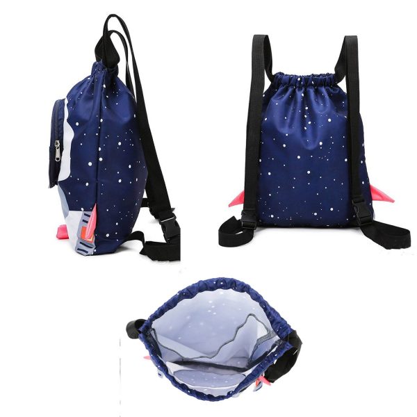 Cartoon Canvas Drawstring Bag
