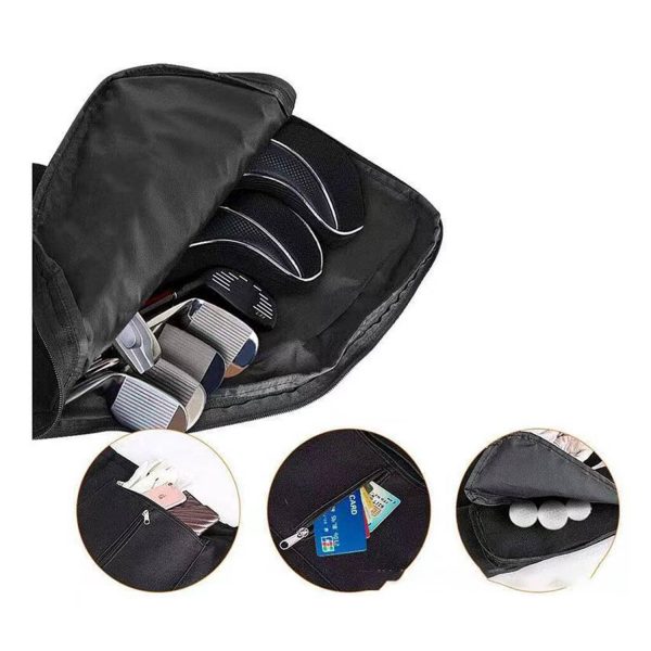 Portable Rubber Handle Adjustable Travle Golf Bag