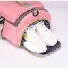 Sports Duffle Backpack with Shoe Compartment for Women