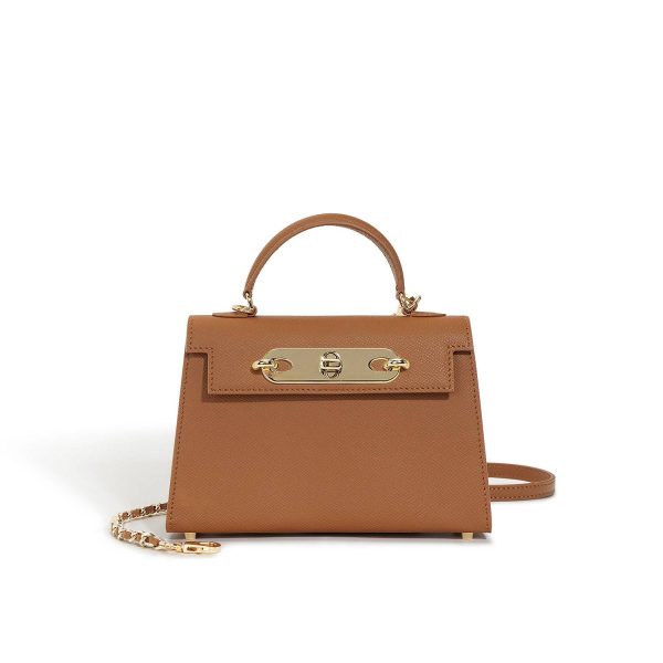 Dermis Small Square Crossbody Chain Bag