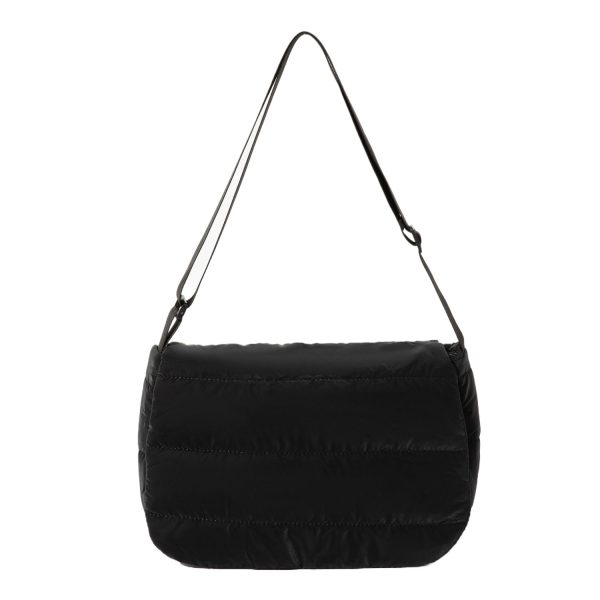 Women Waterproof Nylon Crossbody Bag Magnetic Flap Design