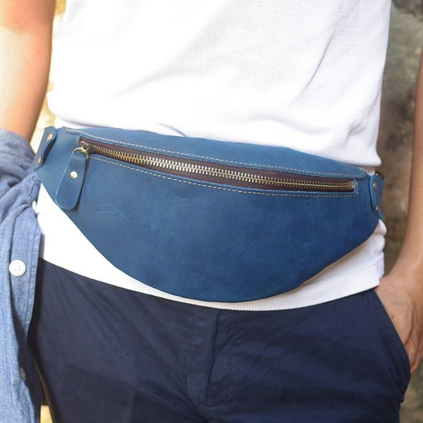 Small Leather Waist Bag