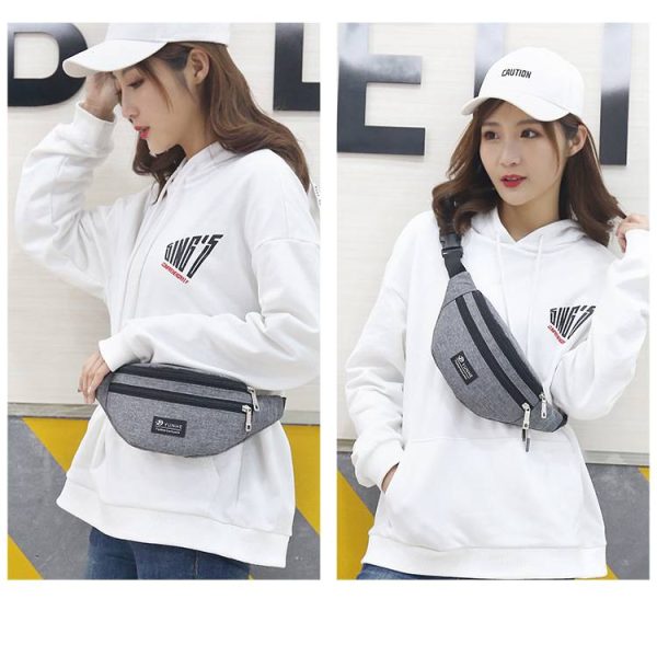 Nylon Multi-function Waterproof Outdoor Waist Bag Fanny Pack