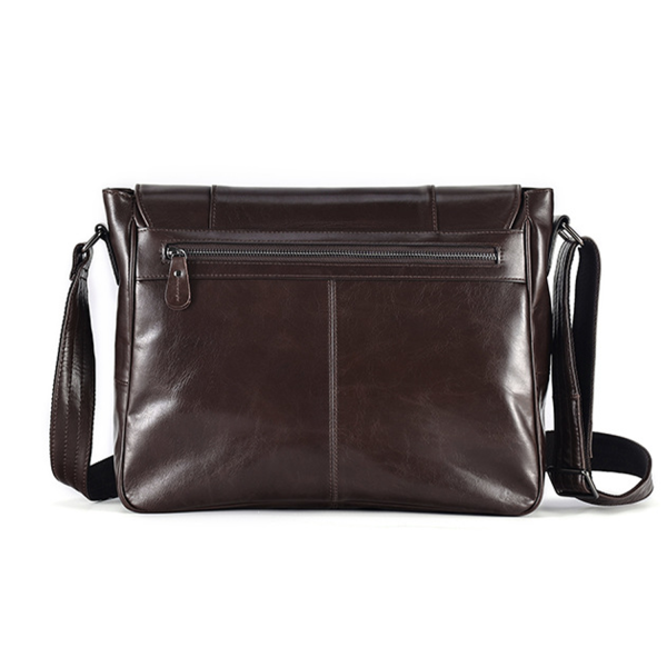 14" Cowhide Computer Crossbody Bag