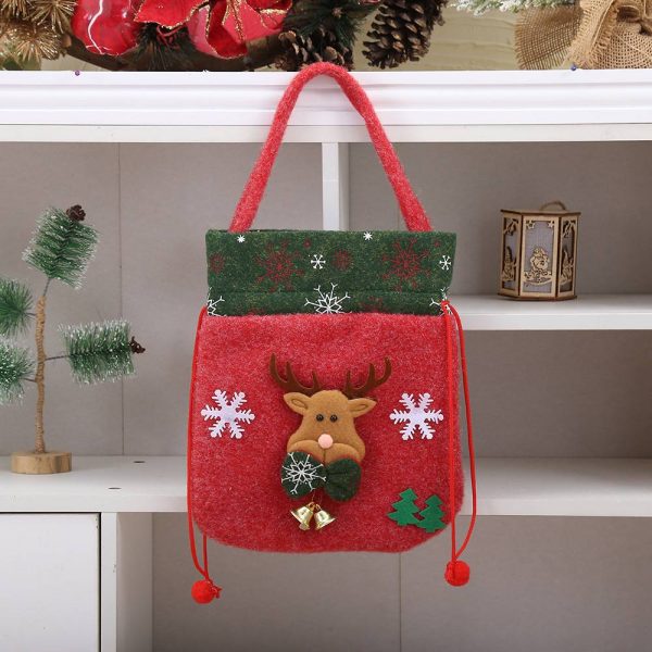 Velvet Christmas Candy Bag