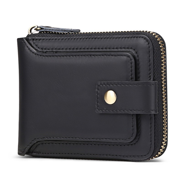 Genuine Leather Large Capacity Card Case Wallet