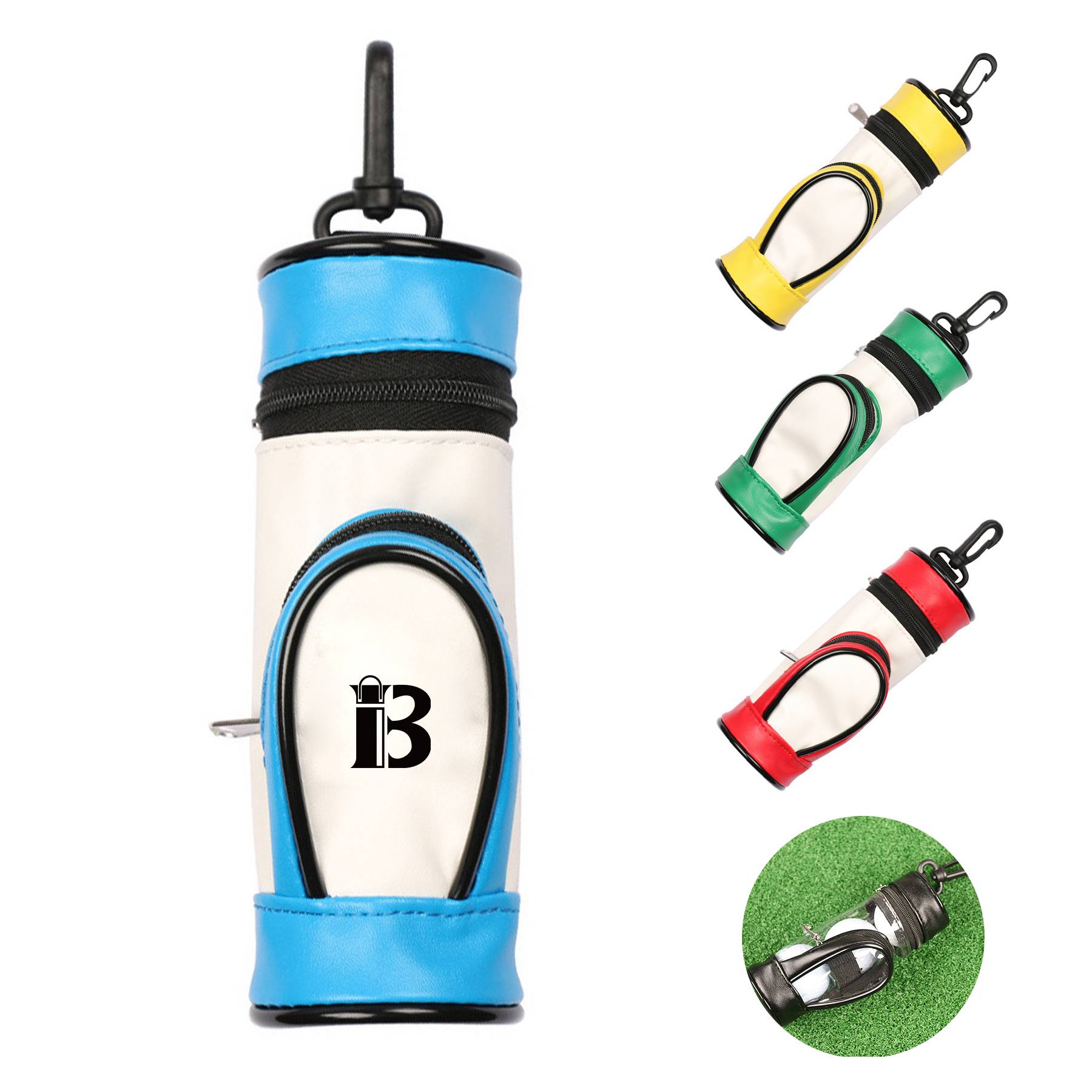 Golf Ball Carry Bag Water Resistant with Hook