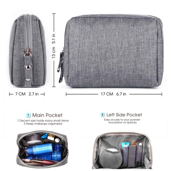 Polyester Travel Toiletry Bag for Men and Women
