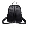 Large Capacity PU Leather Anti-theft Travel Backpack