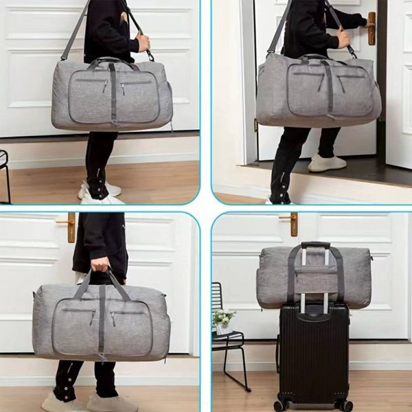 Portable foldable luggage bag