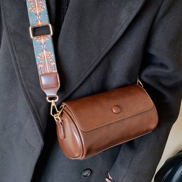 Retro small women's tote crossbody bag