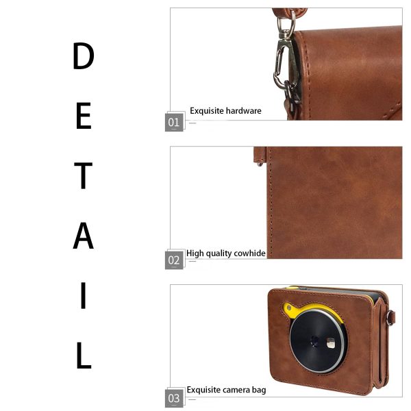 PU Vintage digital camera crossbody bag