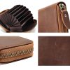 Genuine Leather Men Wallet Card Holder