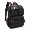 School Vintage Canvas Laptop Backpack