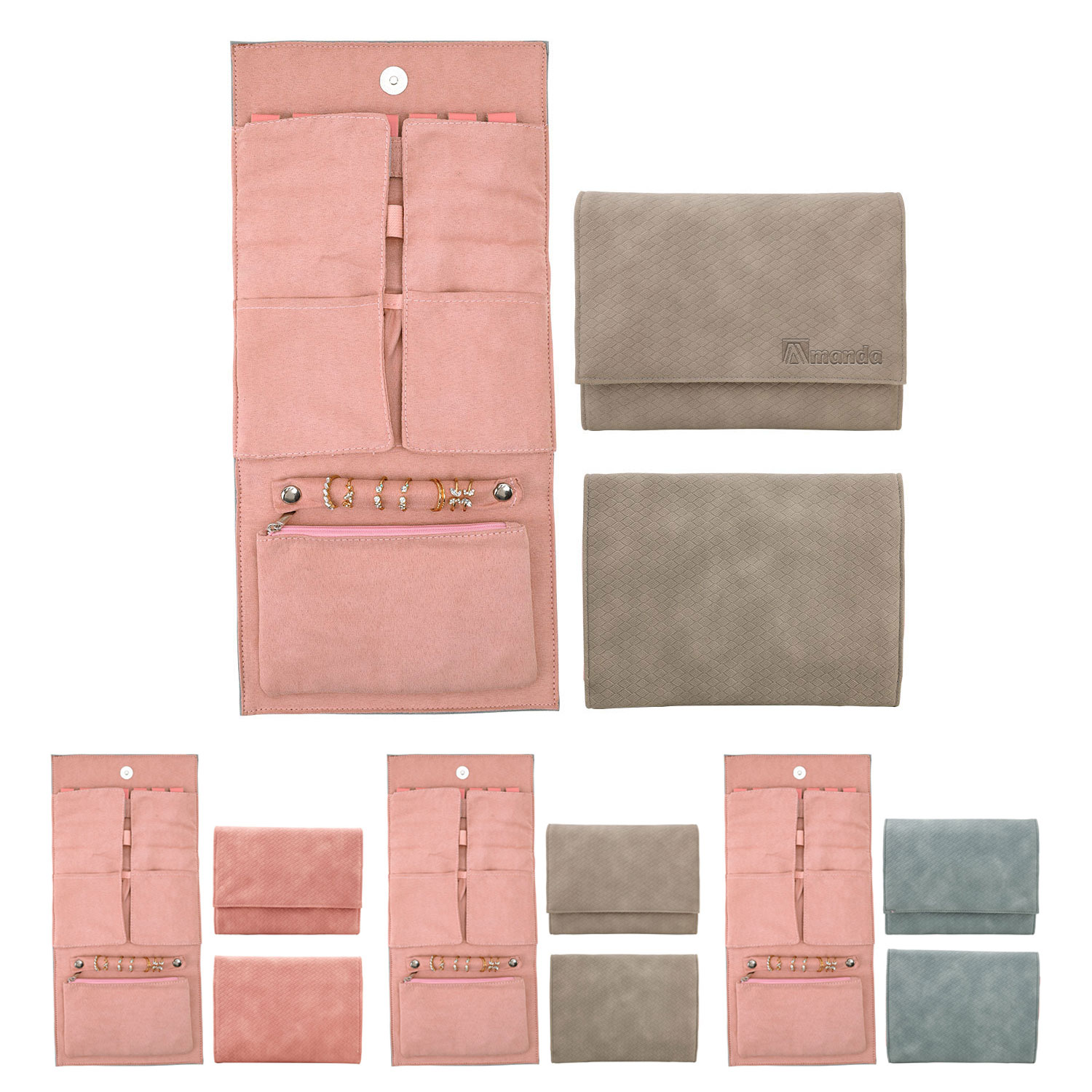 Jewelry Organizer resembling leather bag