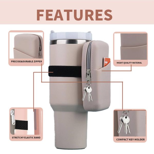 Silicone Water Bottle Pouch For Tumbler