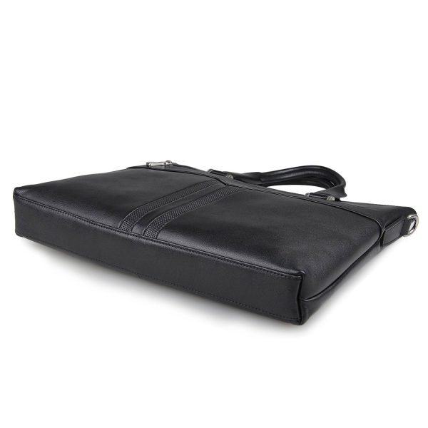Genuine Leather Men Women Laptop Briefcase for