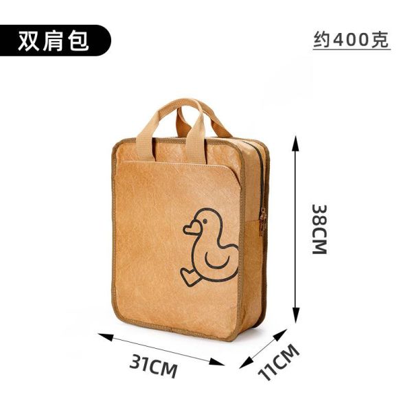 Tyvek Washable Paper Environmental Protection Backpack