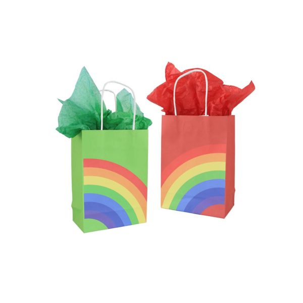 Kraft Paper Rectangular Tote Gift Bag