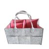 Felt Baby Diaper Caddy Organizer Tote Bag