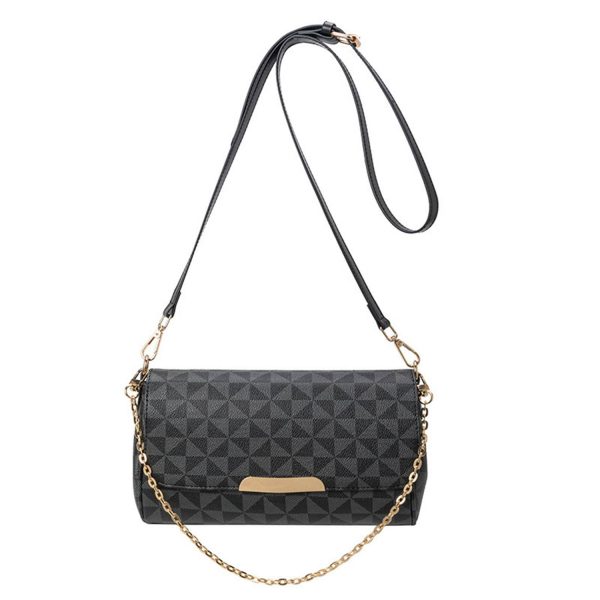 PU Leather Fashion Women Shoulder Chain Crossbody Bag