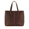 Genuine leather tote bag