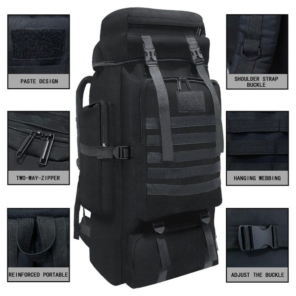 80L Large Capacity Travel Backpack