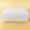 Canvas Cosmetic Bag Zipper Pouch Stand Up Design