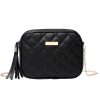 Pu Leather Crossbody Bag Lingerie Embroidery for Women