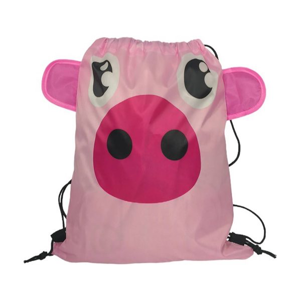 Drawstring polyester pocket