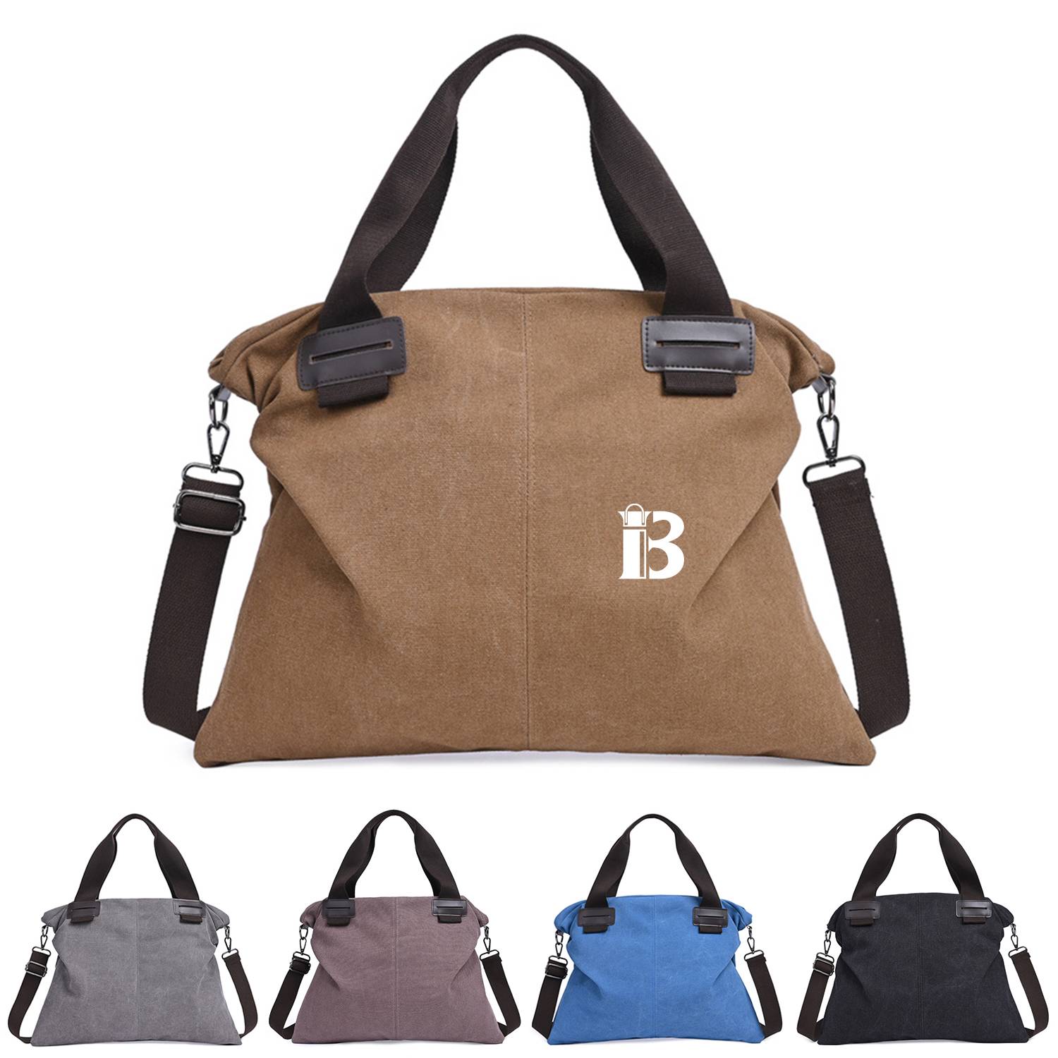 Canvas Women's Vintage Shoulder Crossbody Tote Bag