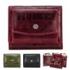 Genuine Leather RFID 3 fold Waterproof Street trend Wallet