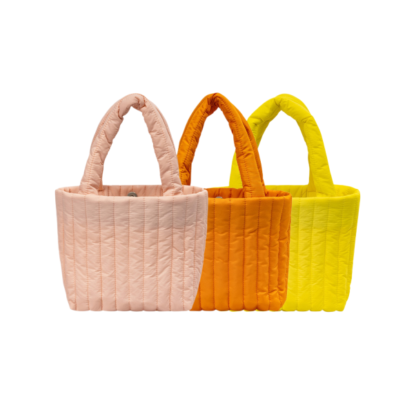 Custom down cotton filled tote bag