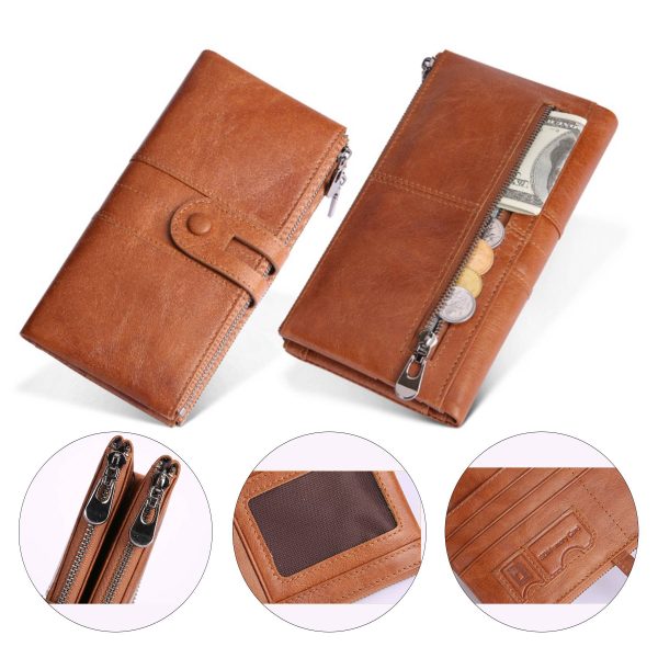 Large Leather Women Wallet