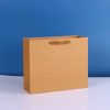 Kraft Paper Shopping Gift Bags With Black Border