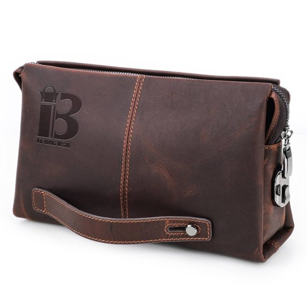Genuine Leather 8-inch computer Waterproof Messenger Bags