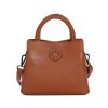 Genuine Leather large capacity stylish Bucket tote bag